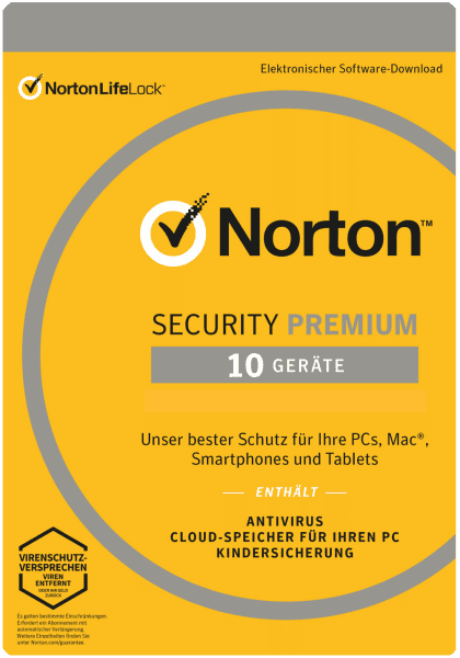 Symantec Norton Security Premium 3.0, 10 dispositivi