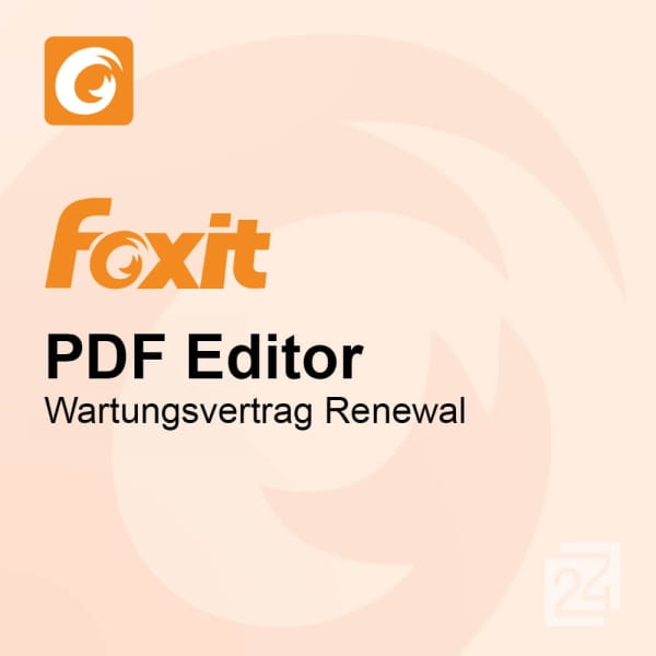 Foxit PDF Editor Wartungsvertrag Renewal