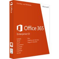 Microsoft Office 365 Enterprise E3, 1 Année(PC, MAC, tablettes, téléphones)