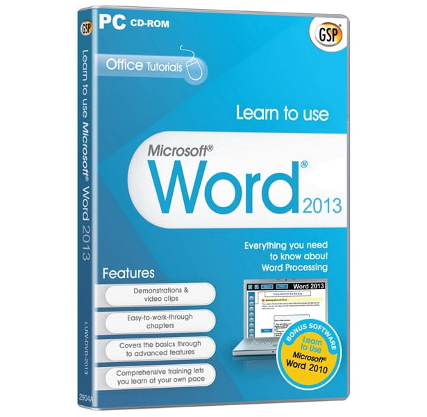 GSP Learn to use Microsoft Word 2013, English