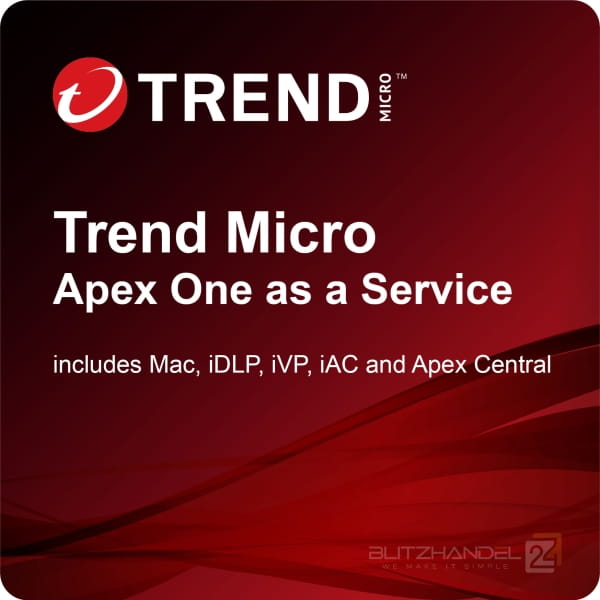 Trend Micro Apex One as a Service includes Mac, iDLP, iVP, iAC and Apex Central