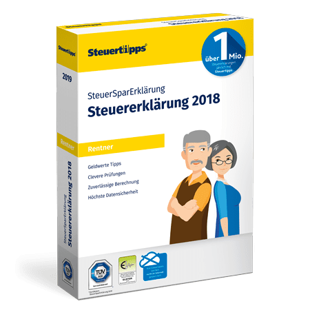SteuerSparErklärung für Rentner 2019