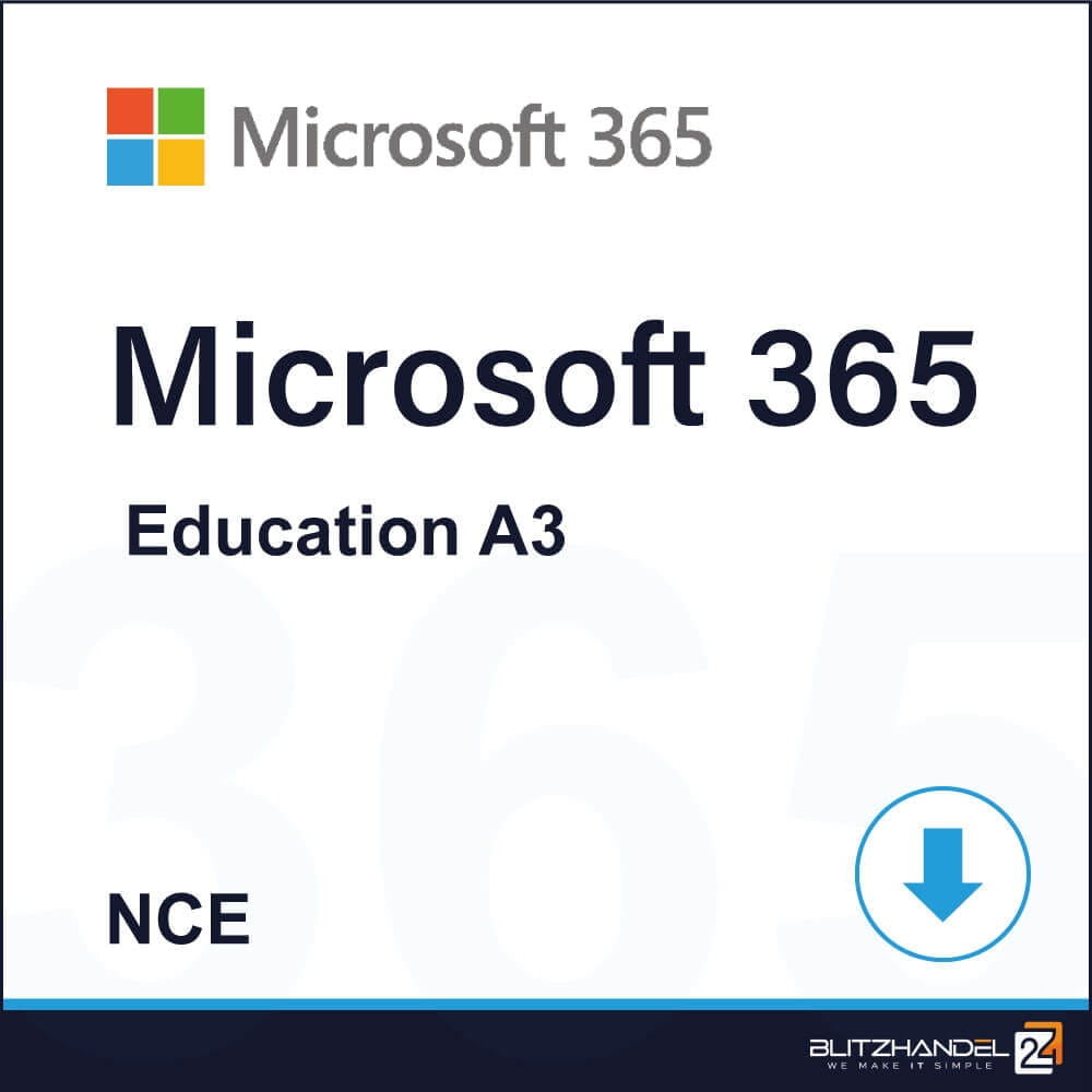 Microsoft Co Microsoft 365 Education A3 (NCE) Student CFQ7TTC0LHPL:000X:P1Y:A:EDU