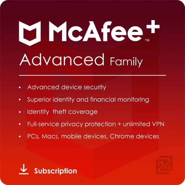 McAfee+ Advanced Family