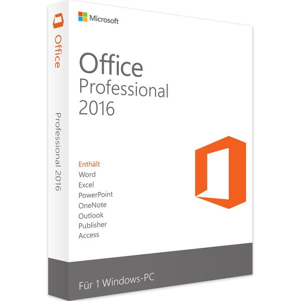 Microsoft Office 2016 Professional Multilingual