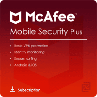 McAfee Mobile Security Plus VPN [Unlimited Device, 1 Years]  