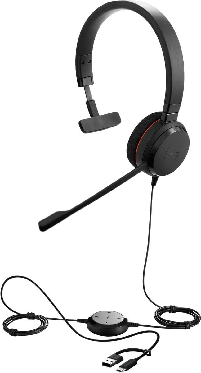 Jabra Evolve 20 SE Mono-Auriculaire / Mono UC (Universal Communications)