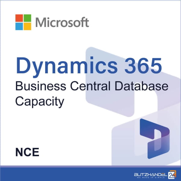 Dynamics 365 Business Central Database Capacity Overage (NCE) 