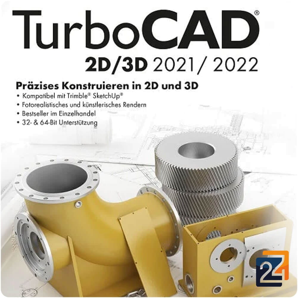 TurboCAD 2D/3D 2021/2022 TC-82689-LIC