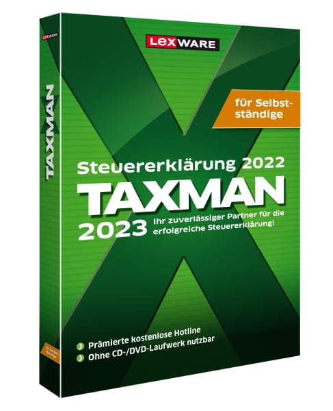 Lexware Taxman 2023 für Selbstständige Download