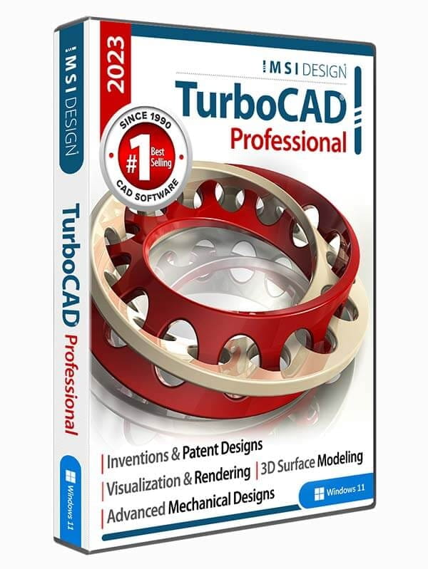 IMSI Design TurboCAD 2023 Professional Lifetime Deutsch 00TPRXX23