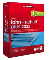 Lexware Lohn + Gehalt Plus 2023, 365 Tage Laufzeit, Download
