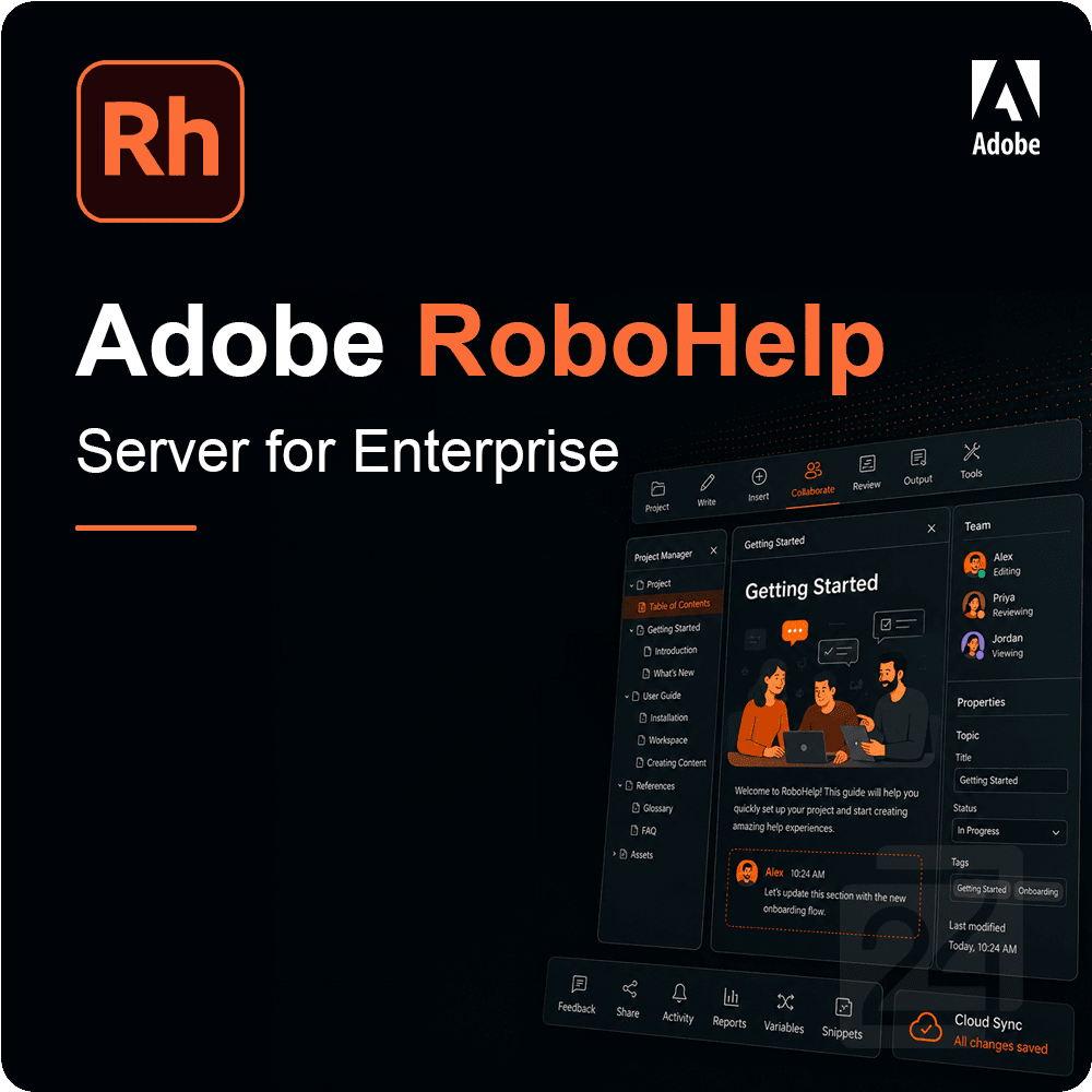 Adobe RoboHelp Server for Enterprise | EDU 50 - 99 Użytkownik(i)