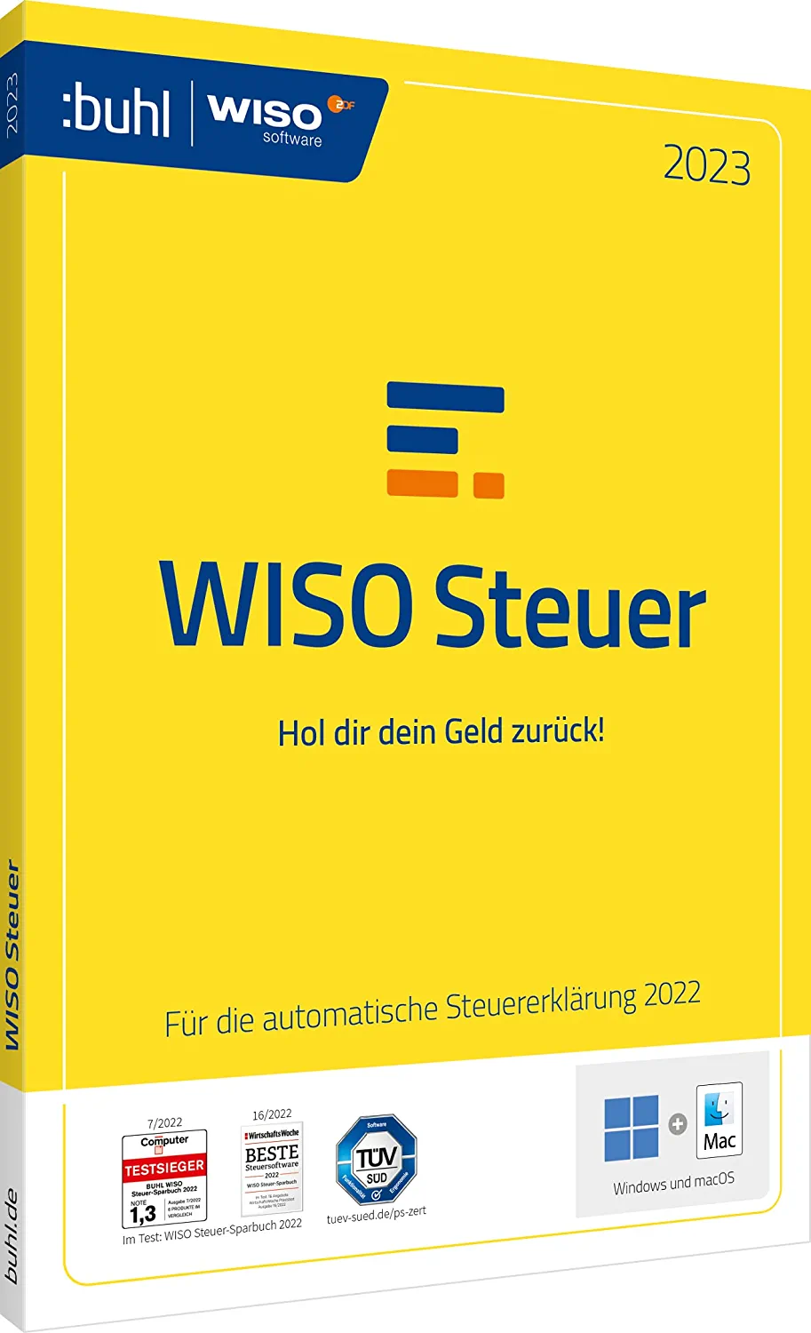 WISO Steuer 2023, für die Steuererklärung 2022, Download