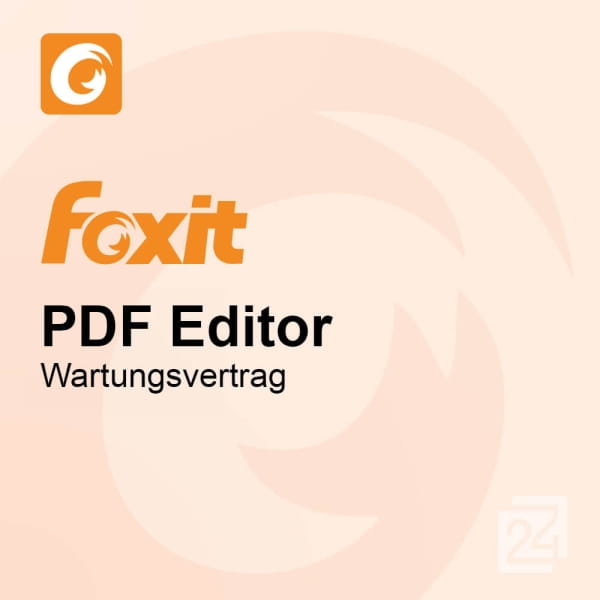 Foxit PDF Editor Wartungsvertrag