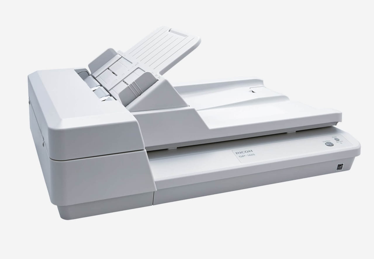 Ricoh (Fujitsu) SP-1425 scanner de documents avec scanner à plat intégré