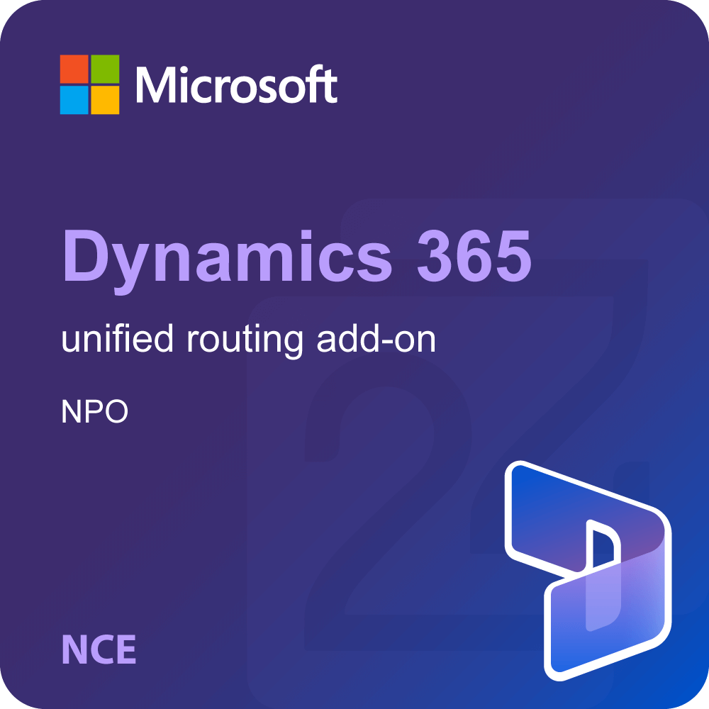 Microsoft Dynamics 365 unified routing add-on - NPO (NCE)
