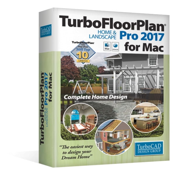 TurboFloorPlan 3D Home & Landscape Pro 2017 for Mac