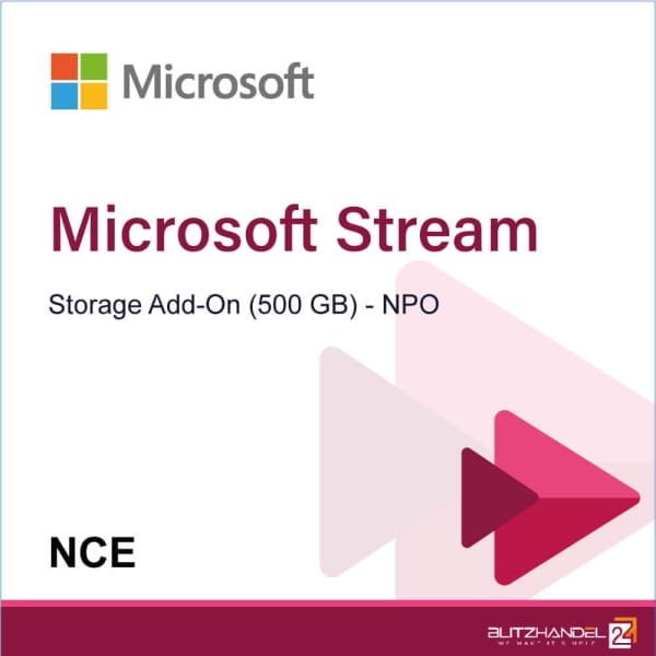 Microsoft Stream Storage Add-On (500 GB) - NPO (NCE)