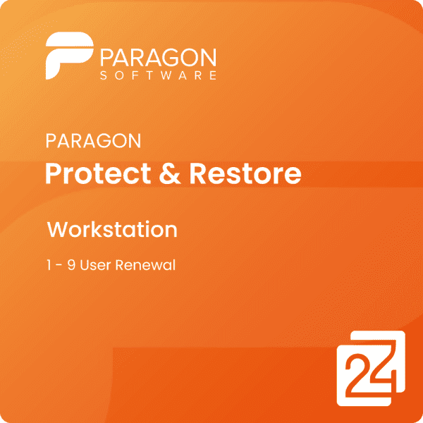 Paragon Protect & Restore Workstation 1 - 9 User Renewal