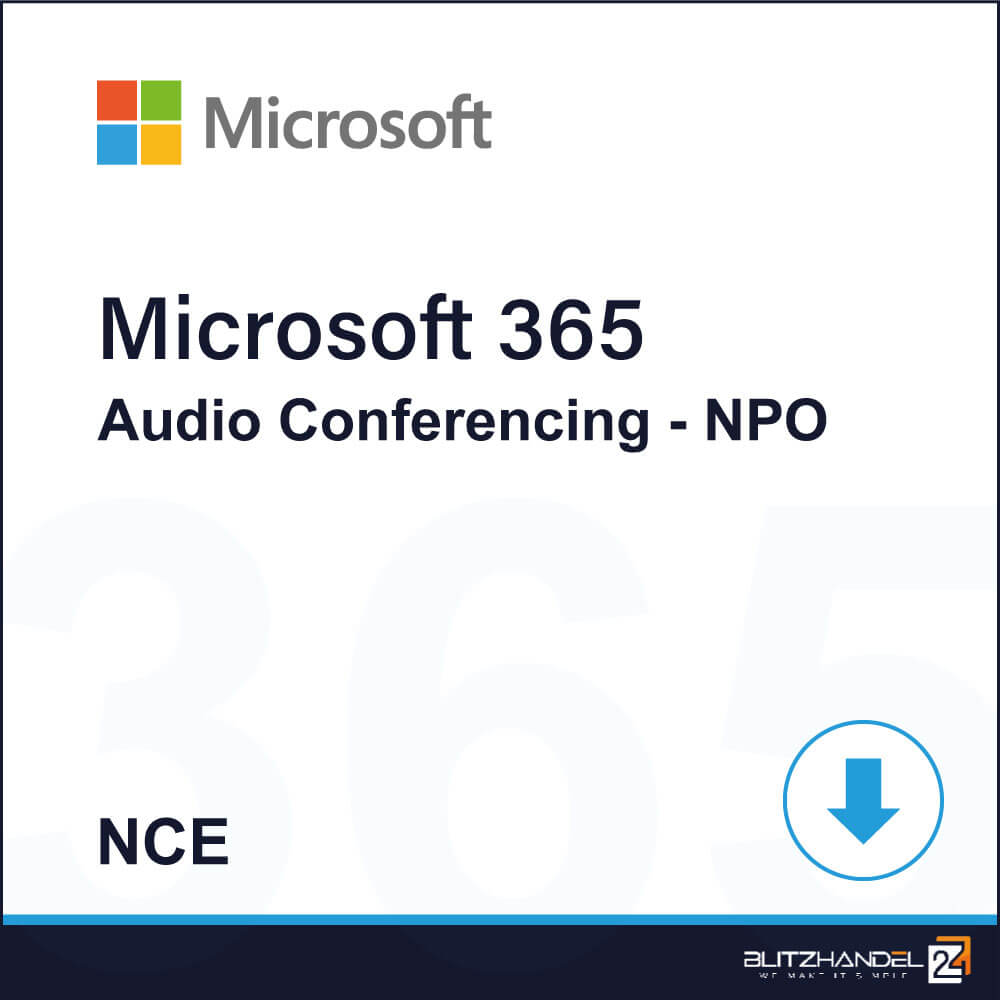 Microsoft 365 Audio Conferencing NPO (NCE)