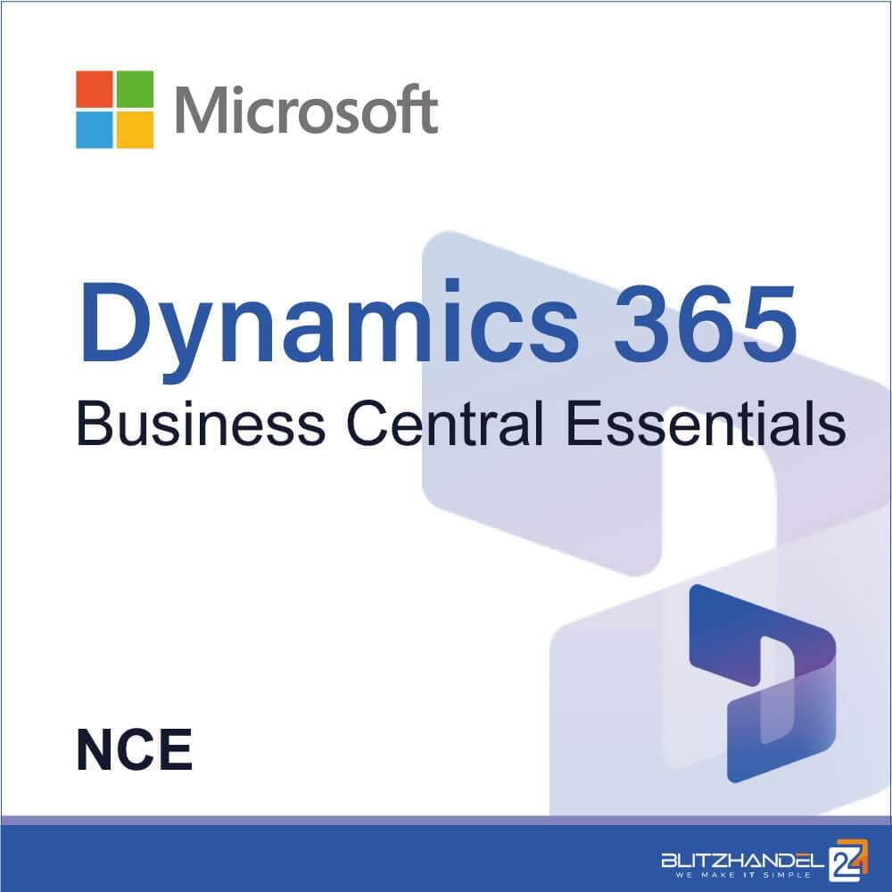 Microsoft Co Dynamics 365 Business Central Essentials (NCE) CFQ7TTC0LH34:0001