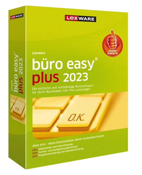 Lexware büro easy Plus 2023, 365 Tage Laufzeit, Download