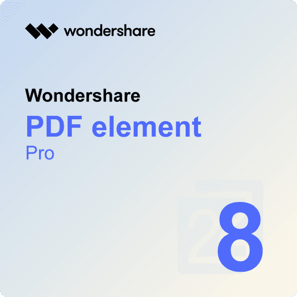 Wondershare PDF element 8 Pro
