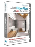 Lux plug-in for FloorPlan 2022 Home & Landscape Pro
