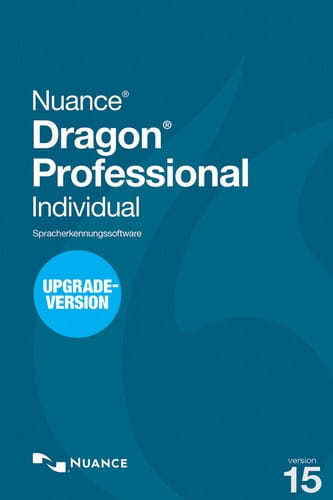 Nuance Dragon ProfessionalIndividual 15 Upgrade, Upgrade a partir do DPI 14