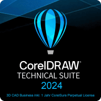 CorelDRAW Technical Suite 2024 3D CAD Business inkl. 1 Jahr CorelSure Perpetual License