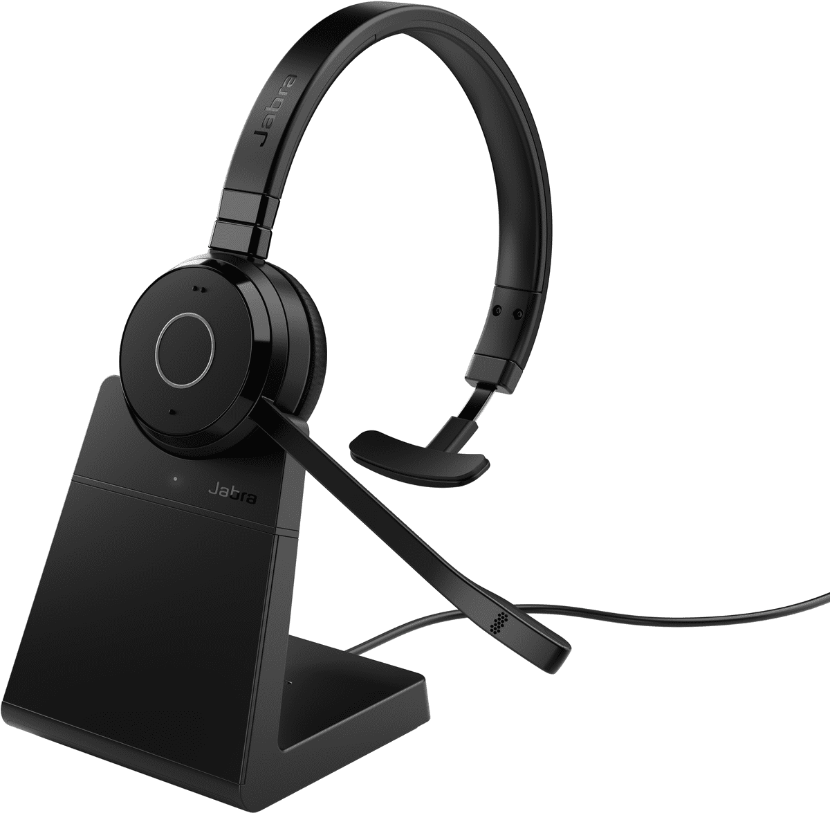 Jabra Evolve 65 TE + Charging Station Mono-Auriculaire / Mono Microsoft Teams