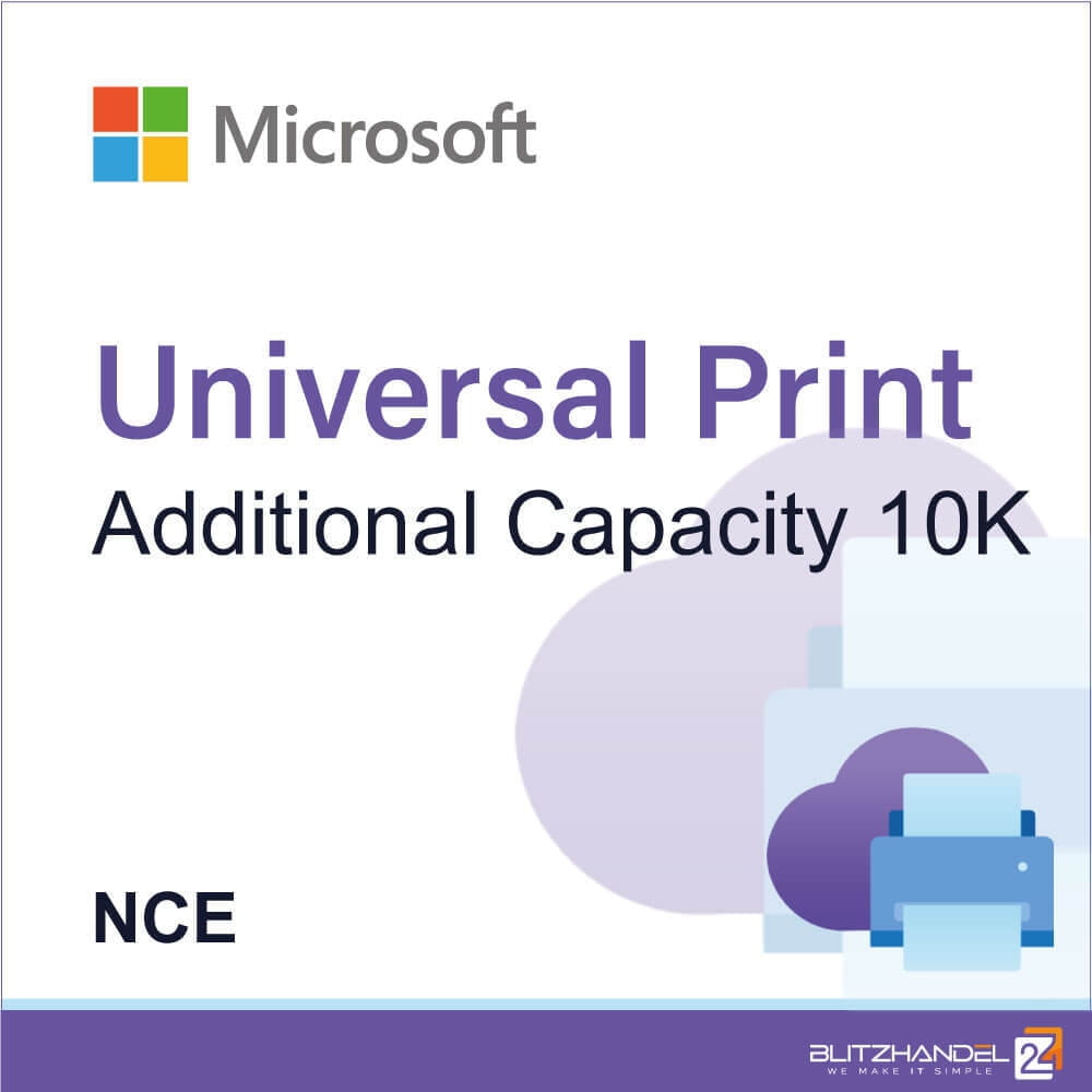 Universal Print Additional Capacity 10K (Nce)