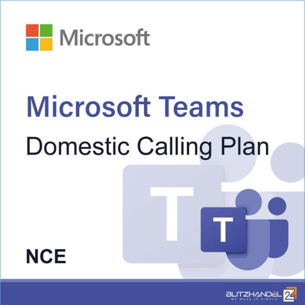 Microsoft Teams Domestic Calling Plan (NCE)