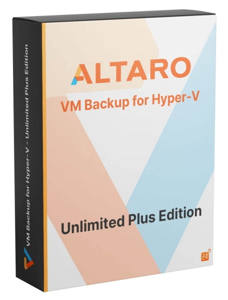 Altaro VM Backup for Hyper-V - Unlimited Plus Edition