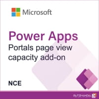 Power Apps Portals page view capacity add-on (NCE)
