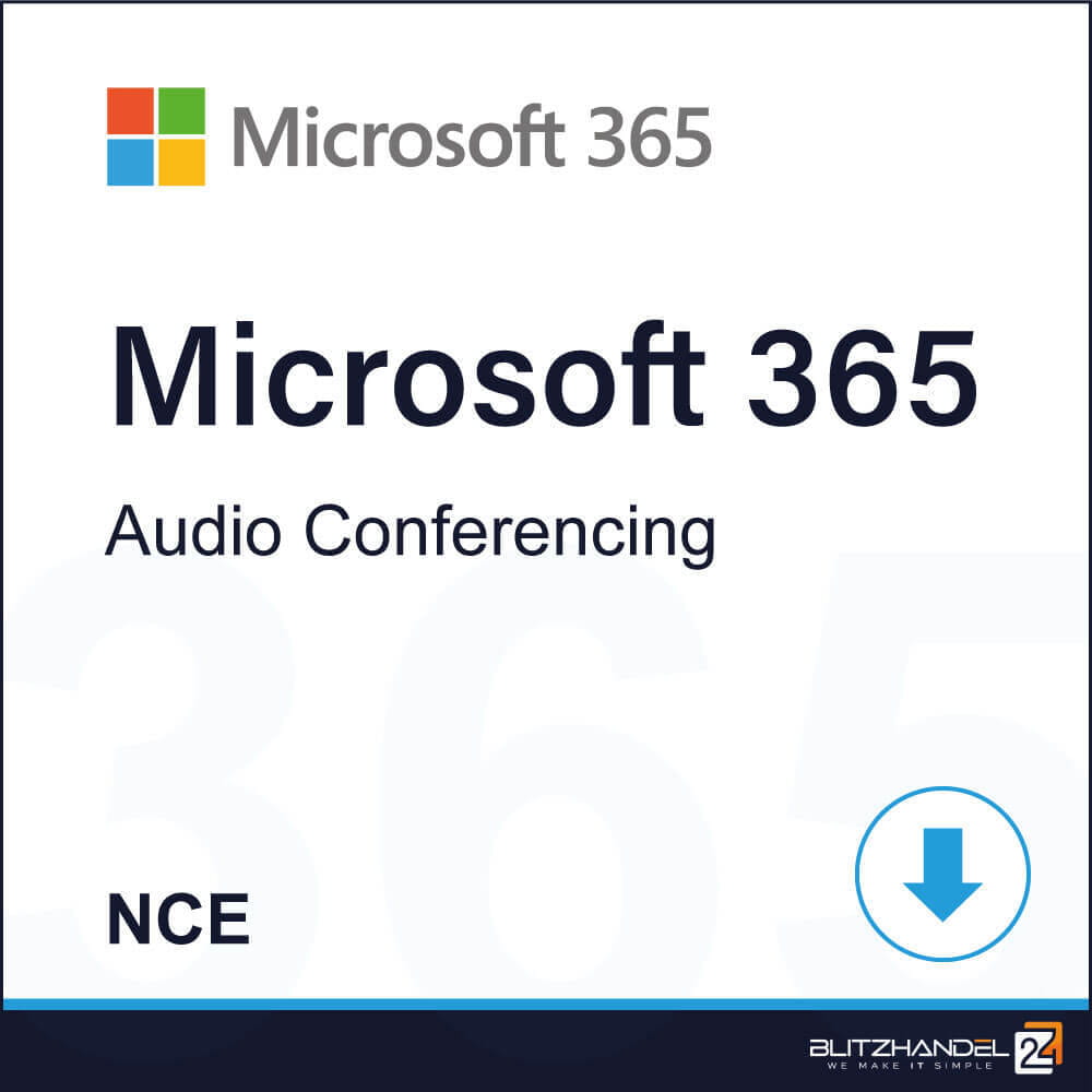 Microsoft 365 Audio Conferencing (NCE) Blitzhandel24 Software und