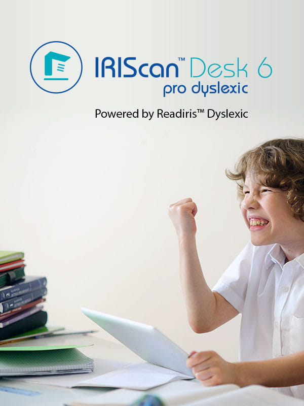 Secretária IRIScan 6 Pro Dyslexic
