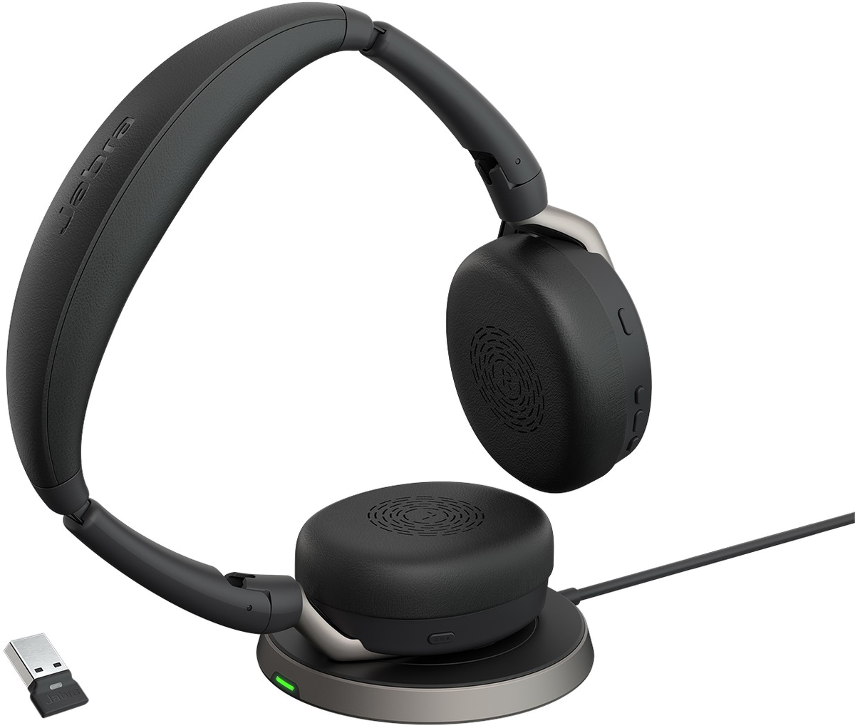 Jabra Evolve2 65 Flex + Wireless Charging Station Binaural / Stéréo UC (Universal Communications) USB-A