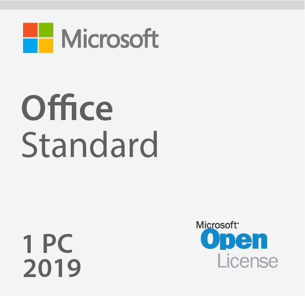 Microsoft Office 2019 Standard Open License, Terminalserver geeignet, Volumenlizenz