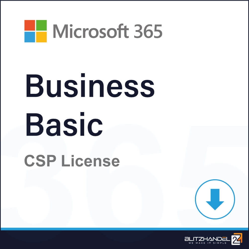 Microsoft Co Microsoft 365 Business Basic NCE Ohne Teams CFQ7TTC0LH18:000D:P1Y:Y