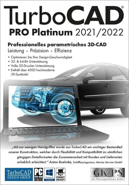 TurboCAD Pro Platinum 2021/2022