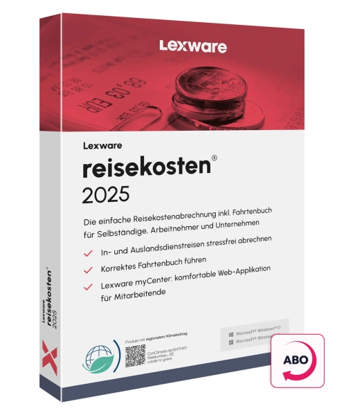 Lexware Reisekosten 2025 ABO